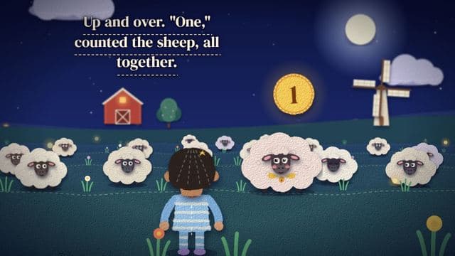 A child in the The farm world