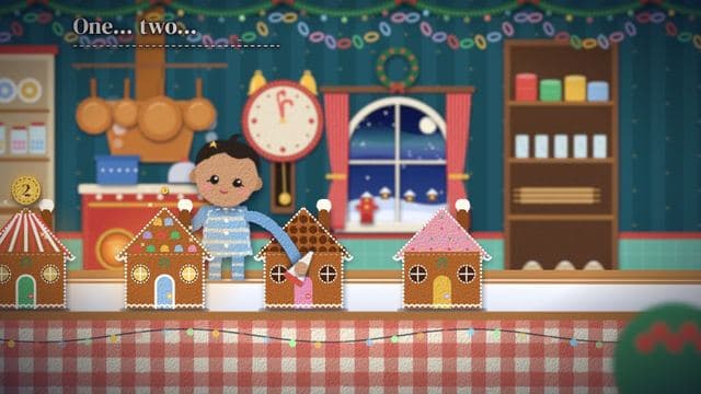 A moment from The Great Gingerbread Bake-Off