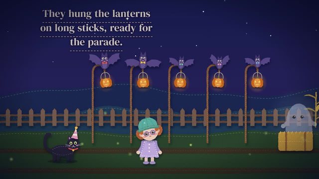 A moment from The Giggling Pumpkin Parade