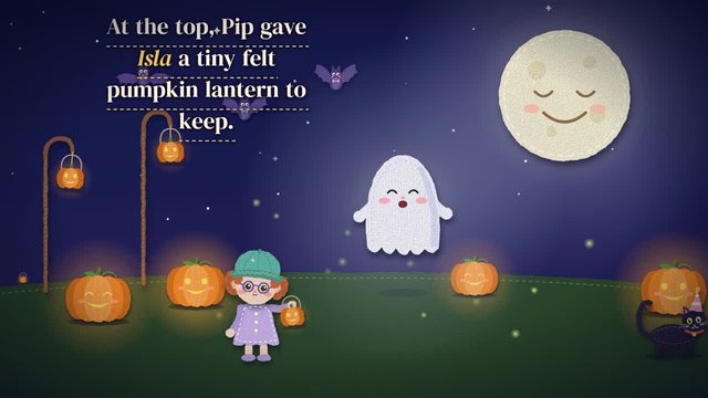 A moment from The Giggling Pumpkin Parade